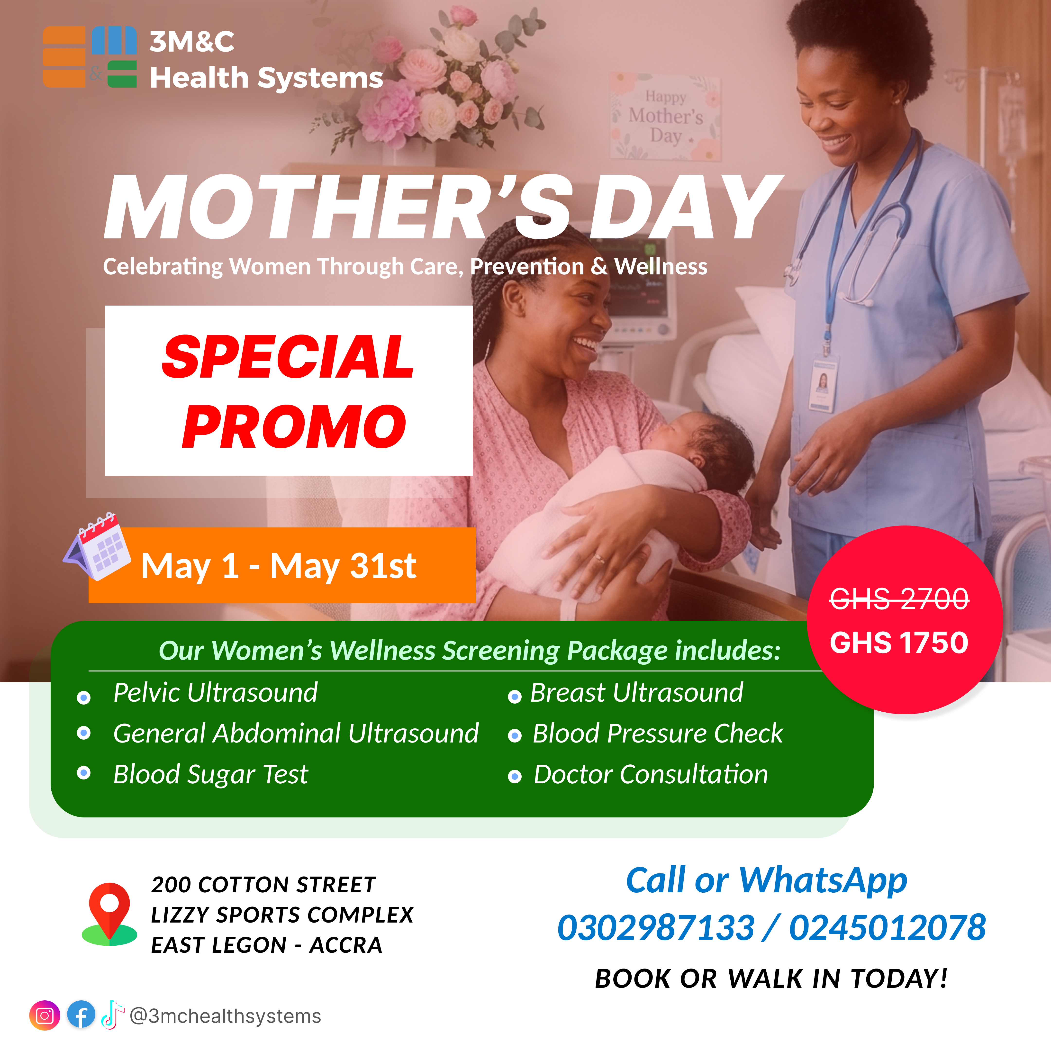Special Promo for the Month of May. Take advantage now!