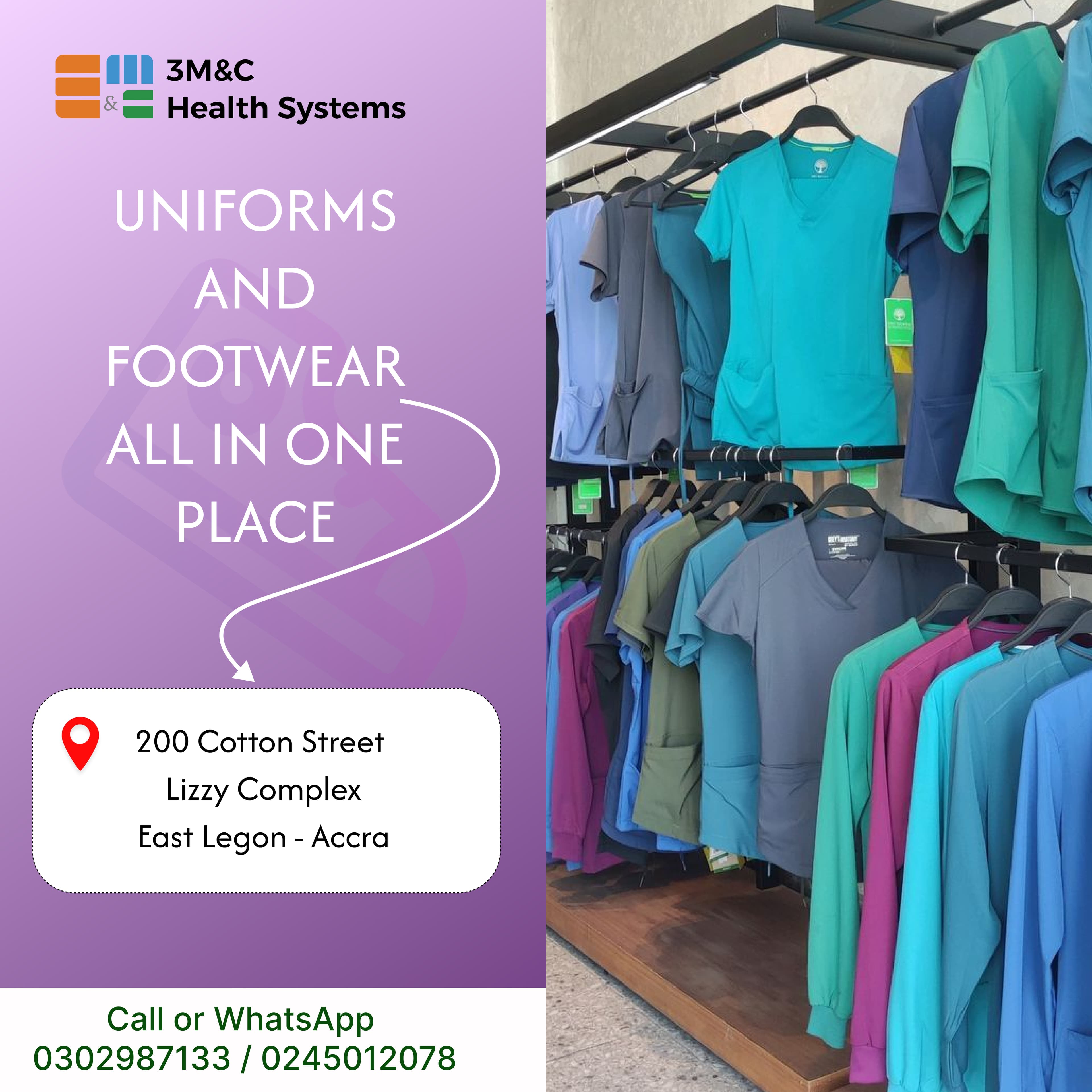 Your one stop place for medical uniforms and foot solutions.
